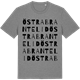 Mid Heather Gray t-shirt med Östra Brantelid ordlek t-shirt