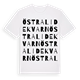 Östra Lidekvarn ordlek t-shirt