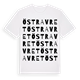 White t-shirt med Östra Vret ordlek t-shirt
