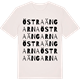 Vintage White t-shirt med Östraängarna ordlek t-shirt