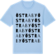 Blue Soul t-shirt med Östraby ordlek t-shirt