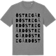 Mid Heather Gray t-shirt med Östregård ordlek t-shirt