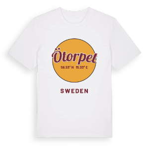 Ötorpet cirkel t-shirt – ekologisk bomull t-shirt från Pinshirt