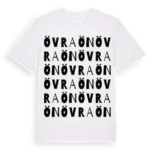 Övraön ordlek t-shirt – ekologisk bomull t-shirt från Pinshirt