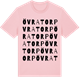 Pink Cotton t-shirt med Övratorp ordlek t-shirt