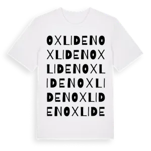 Oxliden ordlek t-shirt – ekologisk bomull t-shirt från Pinshirt