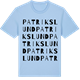 Blue Soul t-shirt med Patrikslund ordlek t-shirt