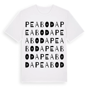 Peaboda ordlek t-shirt – ekologisk bomull t-shirt från Pinshirt