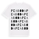 Peaboda ordlek t-shirt