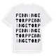 Penningetorp ordlek t-shirt