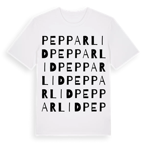 Pepparlid ordlek t-shirt – ekologisk bomull t-shirt från Pinshirt