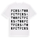 Persatorpet ordlek t-shirt