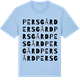 Blue Soul t-shirt med Persgård ordlek t-shirt