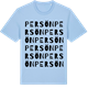 Blue Soul t-shirt med Persön ordlek t-shirt