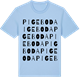 Blue Soul t-shirt med Pigeboda ordlek t-shirt