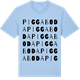 Blue Soul t-shirt med Piggaboda ordlek t-shirt