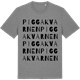 Mid Heather Gray t-shirt med Piggakvarnen ordlek t-shirt