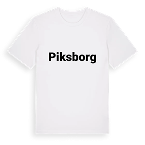 Piksborg fetstil t-shirt – ekologisk bomull t-shirt från Pinshirt
