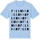 Blue Soul t-shirt med Pilbomad ordlek t-shirt