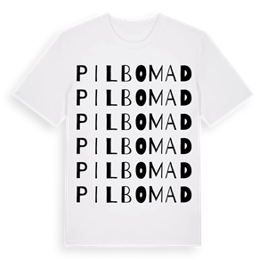 Pilbomad ordlek t-shirt – ekologisk bomull t-shirt från Pinshirt