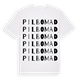 Pilbomad ordlek t-shirt