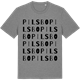 Mid Heather Gray t-shirt med Pilsbo ordlek t-shirt