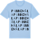 Blue Soul t-shirt med Pinnemåla ordlek t-shirt