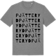 Mid Heather Gray t-shirt med Pjätteryd ordlek t-shirt