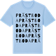 Blue Soul t-shirt med Prästboda ordlek t-shirt