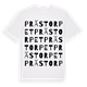 Prästorpet ordlek t-shirt