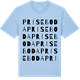 Blue Soul t-shirt med Priseboda ordlek t-shirt