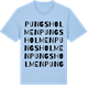 Blue Soul t-shirt med Pungsholmen ordlek t-shirt