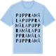 Blue Soul t-shirt med Puppramåla ordlek t-shirt