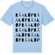 Blue Soul t-shirt med Råaköp ordlek t-shirt