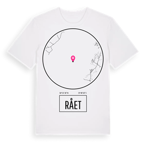 Rået t-shirt – ekologisk bomull t-shirt från Pinshirt