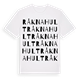 Råknahult ordlek t-shirt