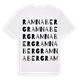 Ramnaberg ordlek t-shirt