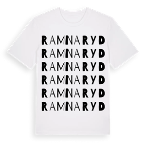 Ramnaryd ordlek t-shirt – ekologisk bomull t-shirt från Pinshirt