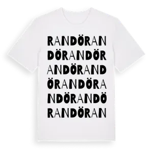 Randö ordlek t-shirt – ekologisk bomull t-shirt från Pinshirt