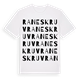 Raneskruv ordlek t-shirt
