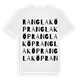 Ranglaköp ordlek t-shirt