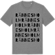 Mid Heather Gray t-shirt med Rännesholm ordlek t-shirt