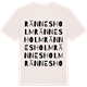 Vintage White t-shirt med Rännesholm ordlek t-shirt