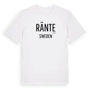 Ränte i Sverige t-shirt – ekologisk bomull t-shirt från Pinshirt