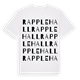 Rapplehall ordlek t-shirt