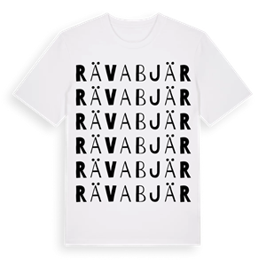 Rävabjär ordlek t-shirt – ekologisk bomull t-shirt från Pinshirt