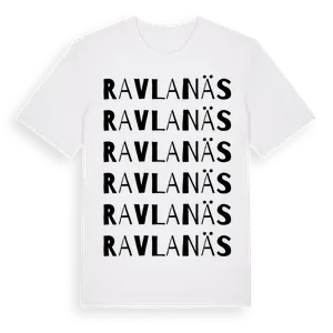 Ravlanäs ordlek t-shirt – ekologisk bomull t-shirt från Pinshirt