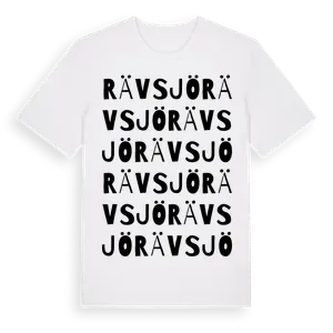 Rävsjö ordlek t-shirt – ekologisk bomull t-shirt från Pinshirt