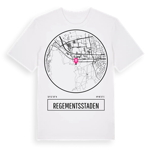 Regementsstaden t-shirt – ekologisk bomull t-shirt från Pinshirt