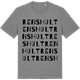 Mid Heather Gray t-shirt med Renshult ordlek t-shirt